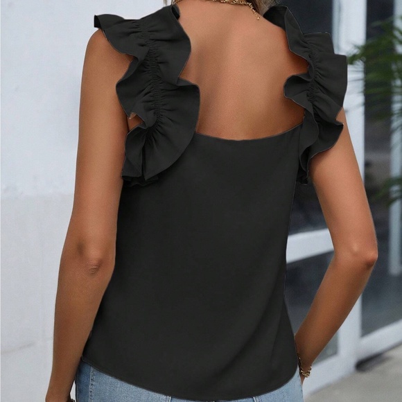 08  Romantic Ruffle Sleeve Tank Top - Picture 5 of 6
